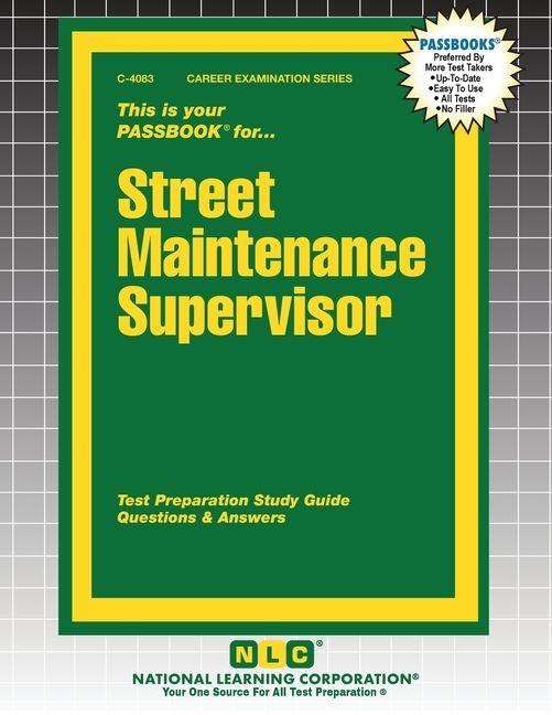 Kniha Street Maintenance Supervisor 