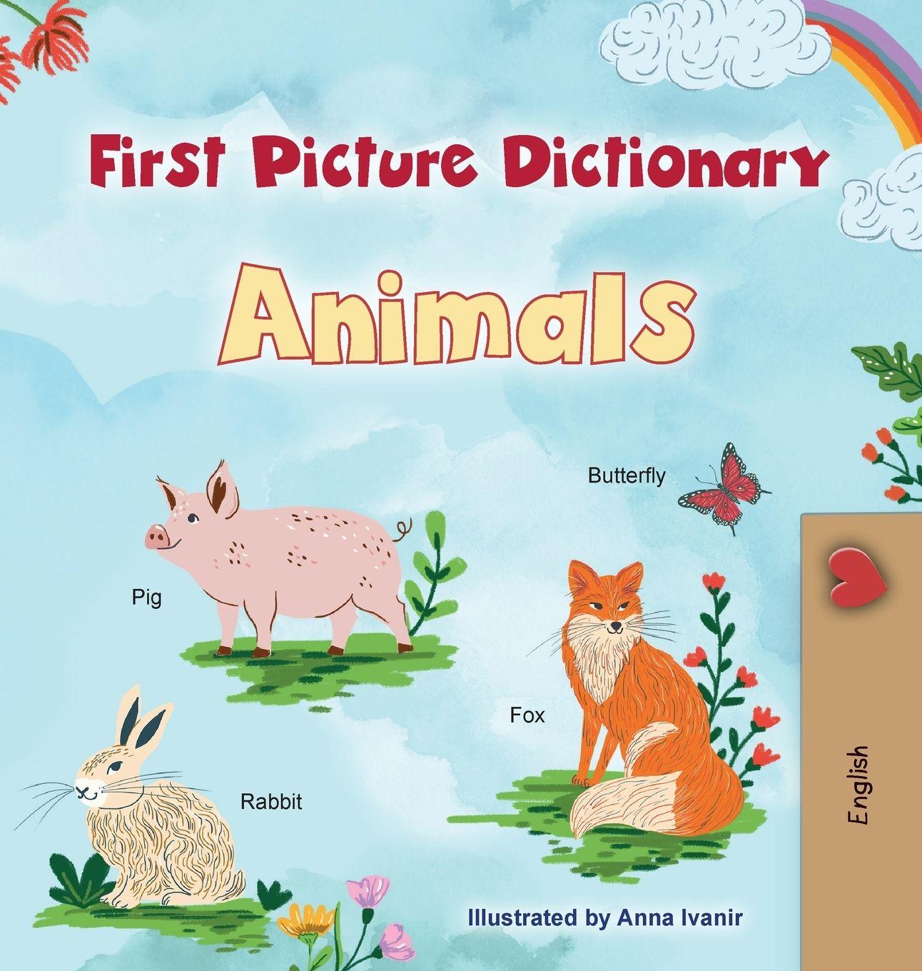 Knjiga First Picture Dictionary - Animals KidKiddos Books