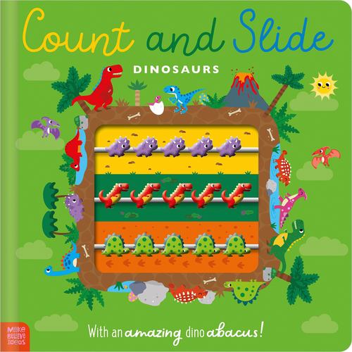 Kniha Count and Slide Dinosaurs Scott Barker