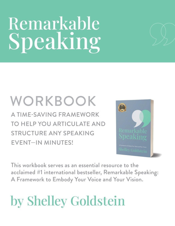 Kniha Remarkable Speaking Workbook Shelley Goldstein