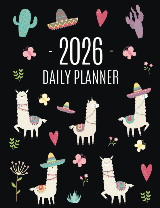 Βιβλίο Llama Planner 2026 Happy Oak Tree Press