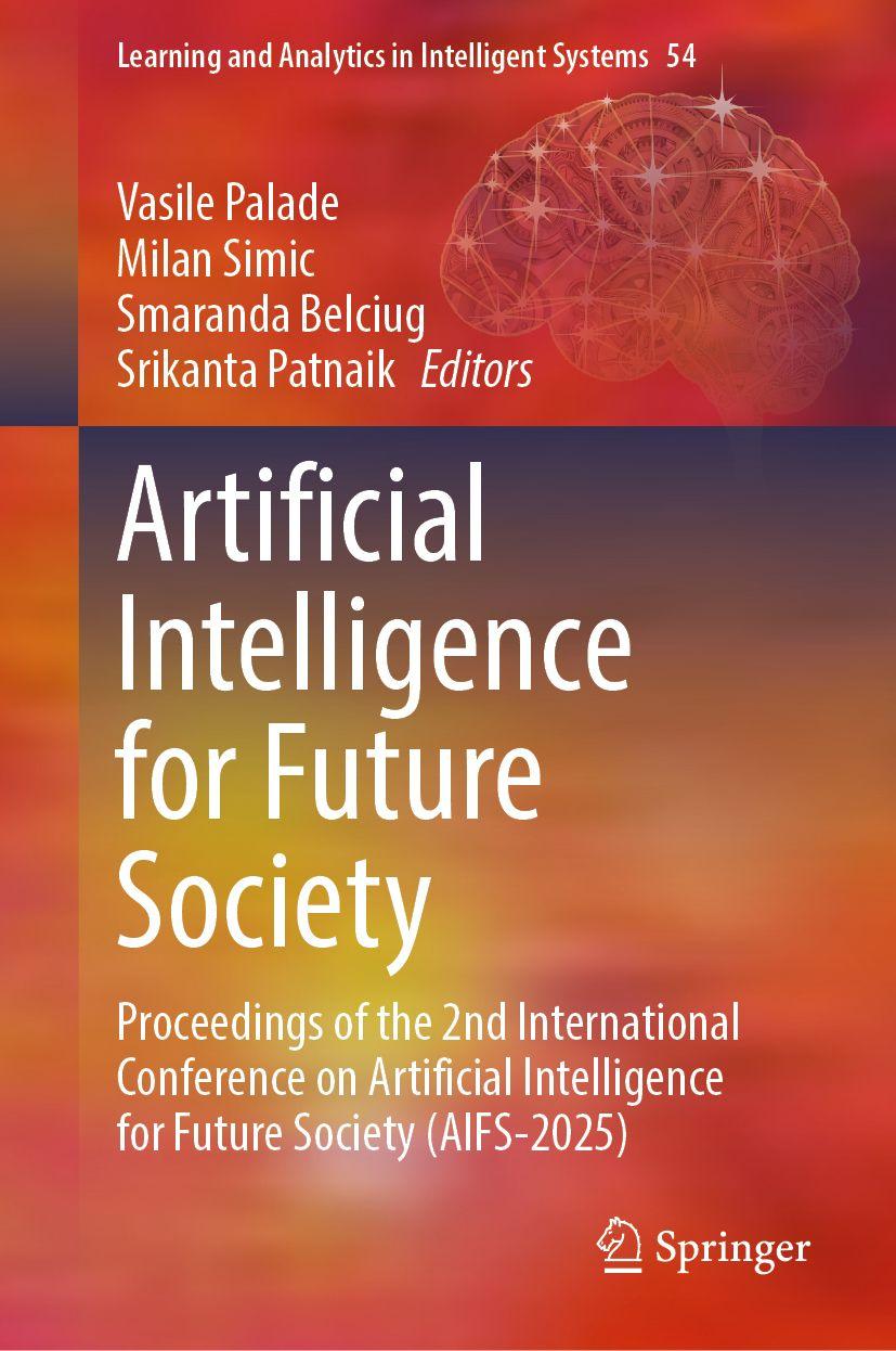 Kniha Artificial Intelligence for Future Society Milan Simic