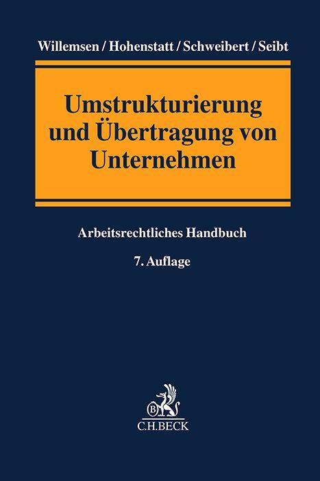 Boek Umstrukturierung und Übertragung von Unternehmen Klaus-Stefan Hohenstatt