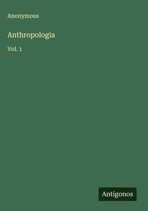 Kniha Anthropologia 