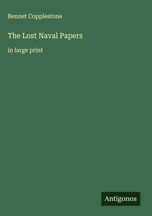 Kniha The Lost Naval Papers 
