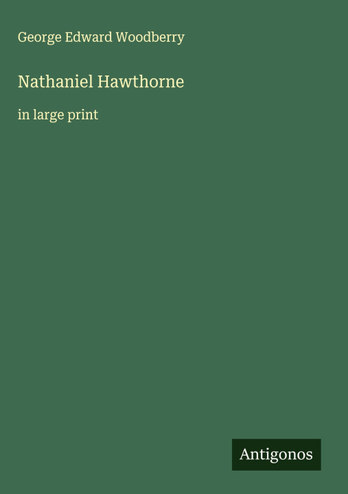 Kniha Nathaniel Hawthorne 