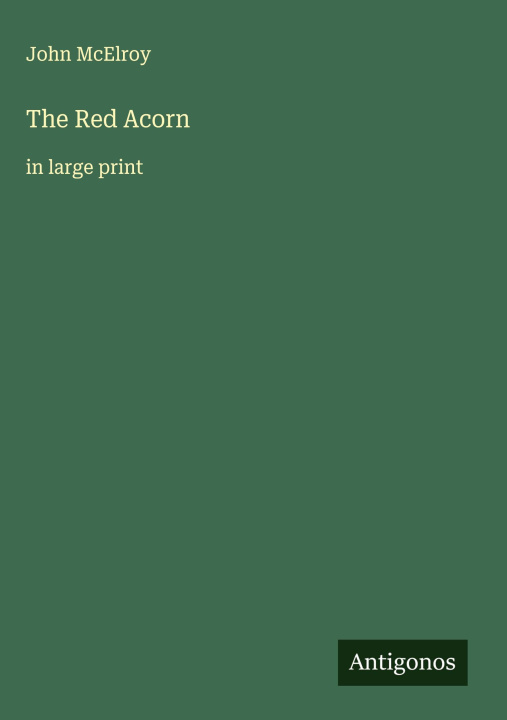Knjiga The Red Acorn 