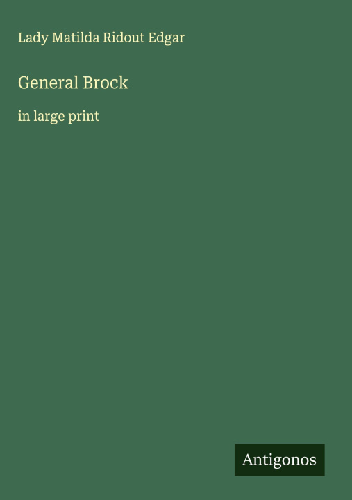 Knjiga General Brock 