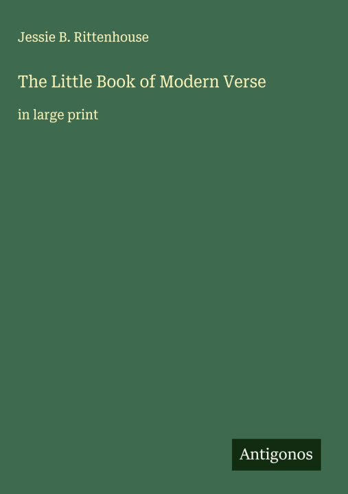 Kniha The Little Book of Modern Verse 