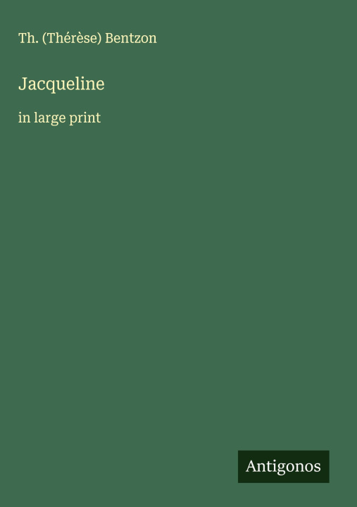 Kniha Jacqueline 