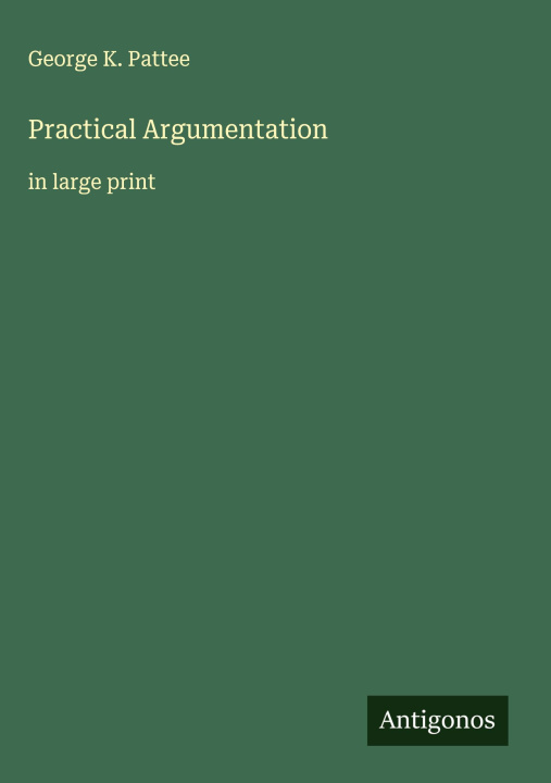 Knjiga Practical Argumentation 