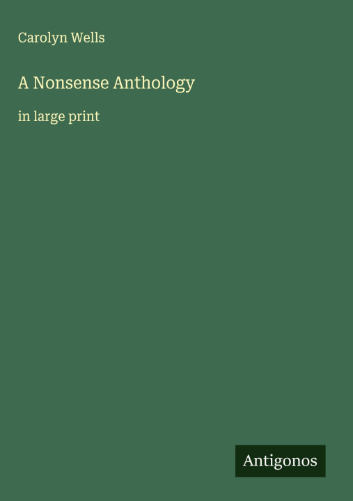 Knjiga A Nonsense Anthology 