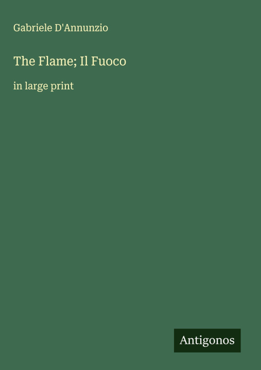 Kniha The Flame; Il Fuoco 