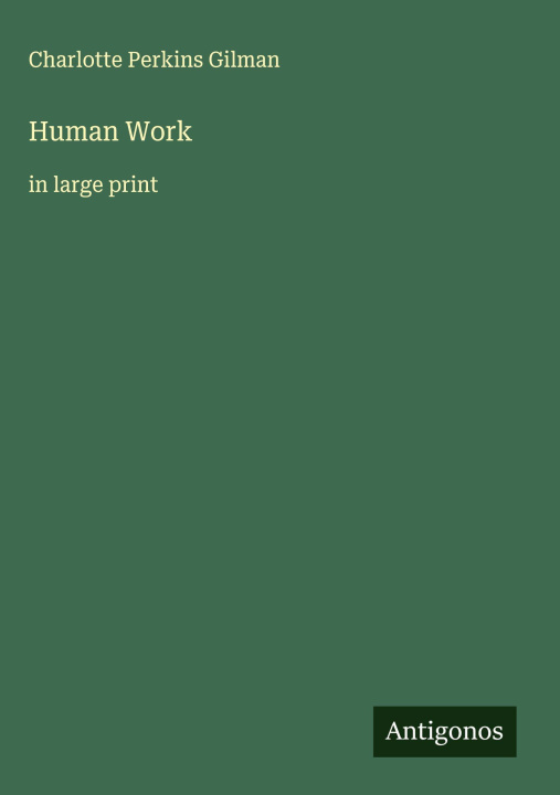 Knjiga Human Work 