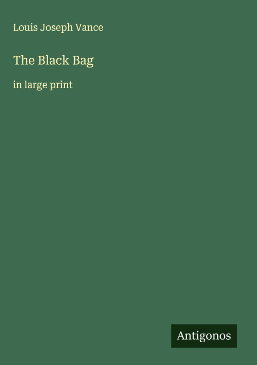Kniha The Black Bag 