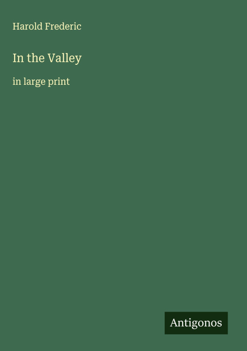Kniha In the Valley 
