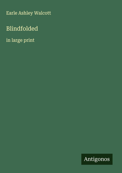 Kniha Blindfolded 
