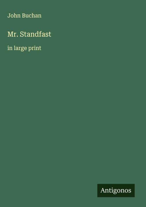 Kniha Mr. Standfast 