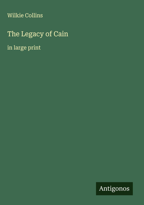 Kniha The Legacy of Cain 
