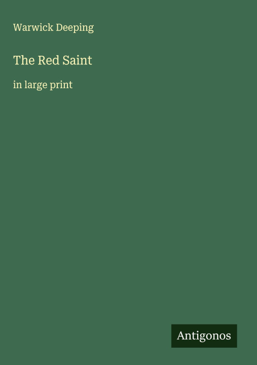 Book The Red Saint 