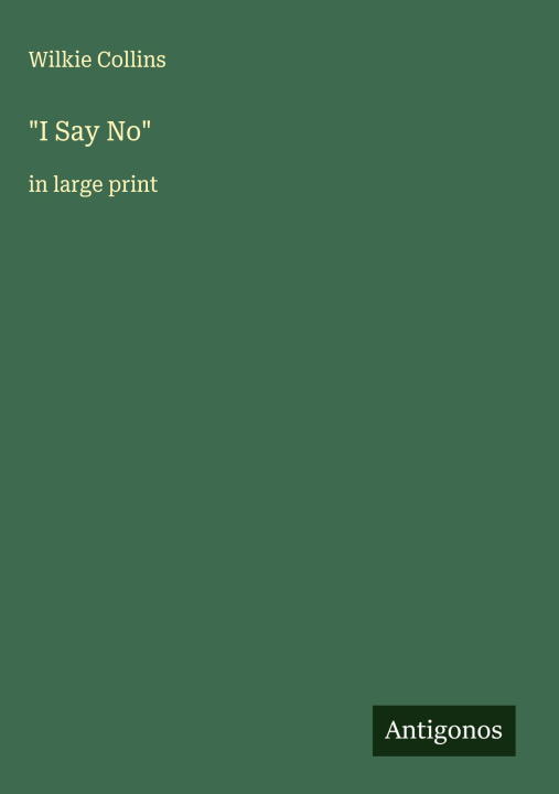 Knjiga "I Say No" 
