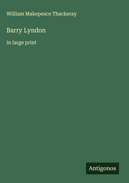 Knjiga Barry Lyndon 