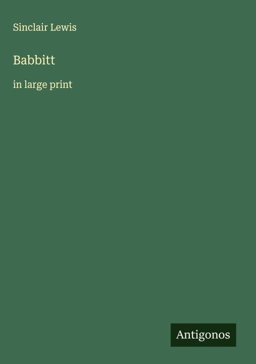 Kniha Babbitt 