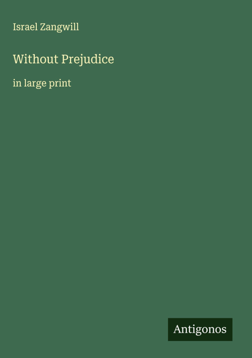 Kniha Without Prejudice 