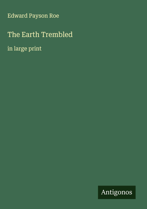 Book The Earth Trembled 