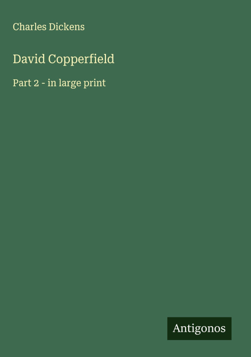 Kniha David Copperfield 