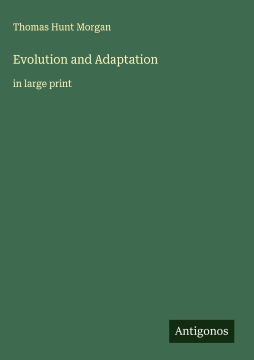 Book Evolution and Adaptation 