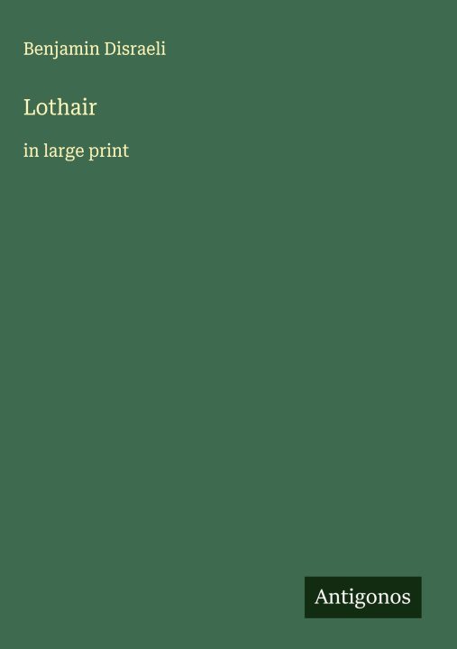 Kniha Lothair 