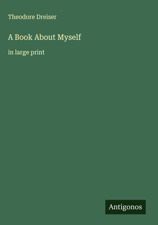 Knjiga A Book About Myself 