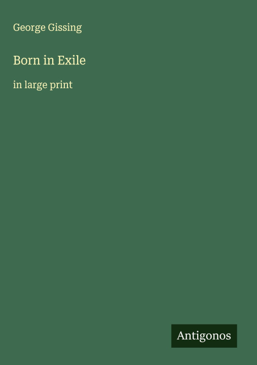 Kniha Born in Exile 