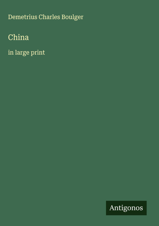 Kniha China 
