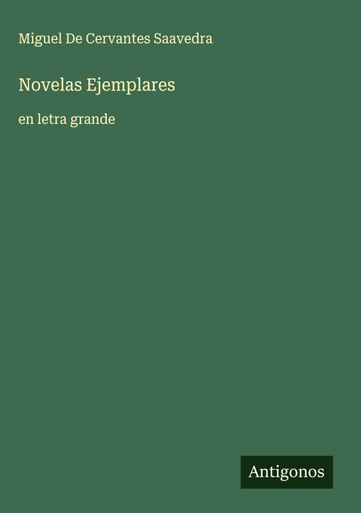 Kniha Novelas Ejemplares Miguel De Cervantes Saavedra