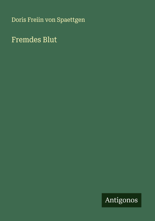 Kniha Fremdes Blut 
