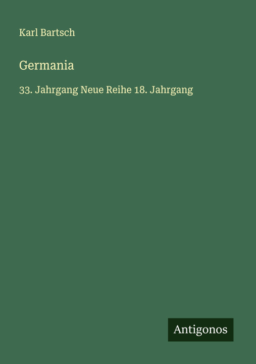 Kniha Germania 