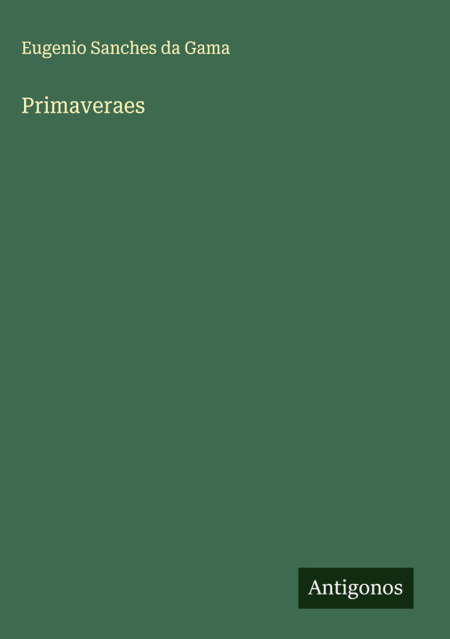 Book Primaveraes Eugenio Sanches da Gama
