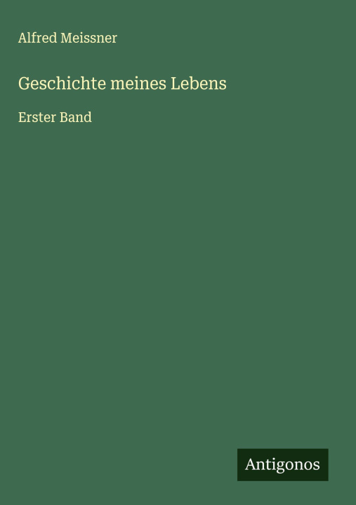 Kniha Geschichte meines Lebens 