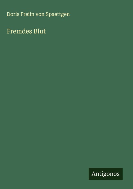Kniha Fremdes Blut 