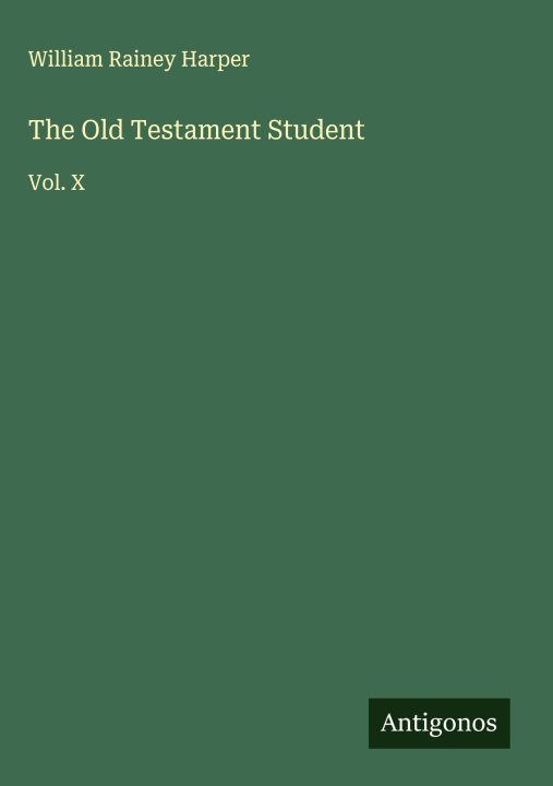 Kniha The Old Testament Student 