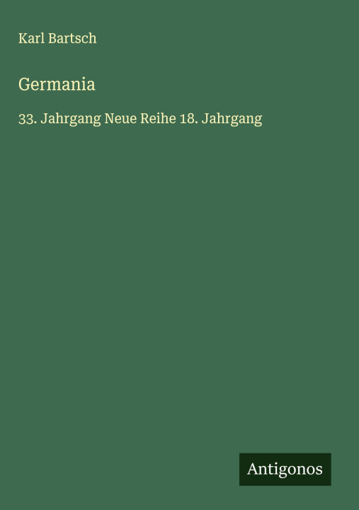 Kniha Germania 