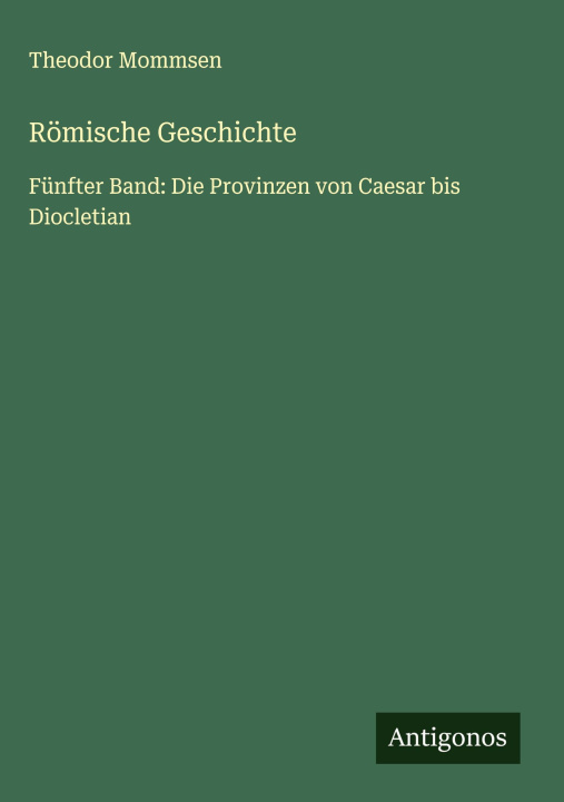 Kniha Römische Geschichte 