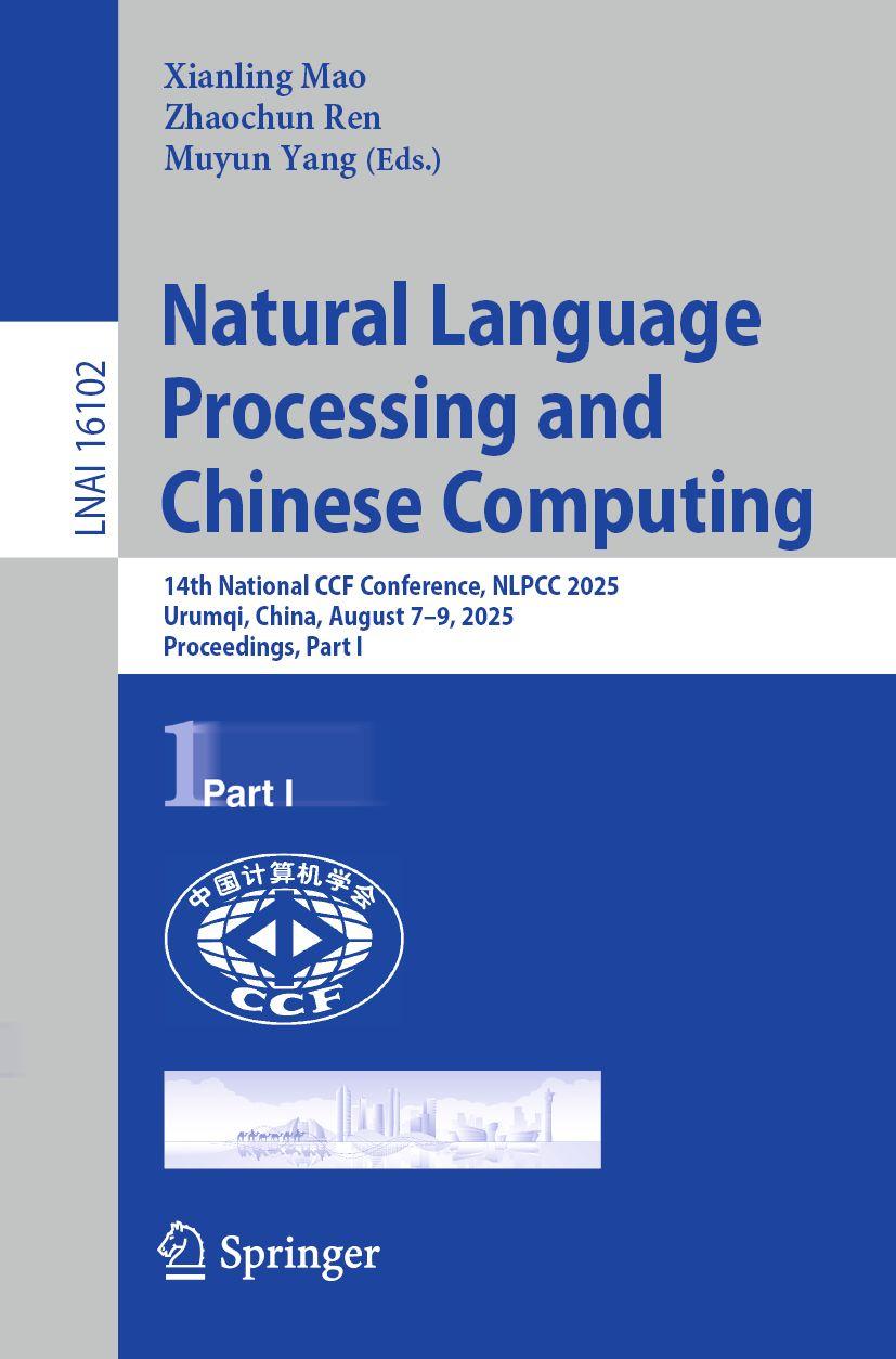 Kniha Natural Language Processing and Chinese Computing Zhaochun Ren