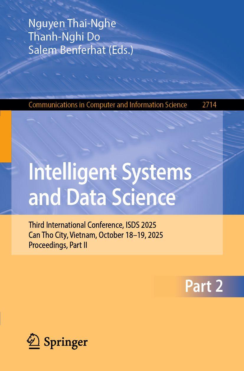 Book Intelligent Systems and Data Science Thanh-Nghi Do