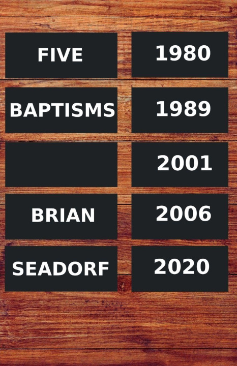 Book Five Baptisms Seadorf