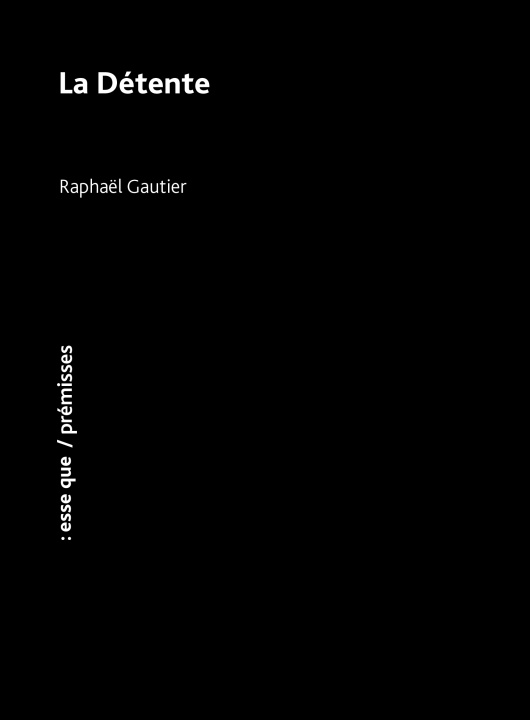 Knjiga La Détente Gautier