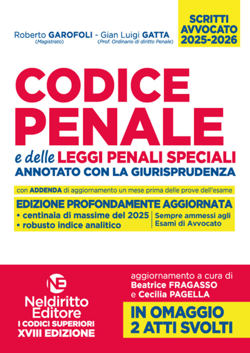Kniha Codice penale annotato con la giurisprudenza 2025-2026 per l'esame di avvocato Roberto Garofoli
