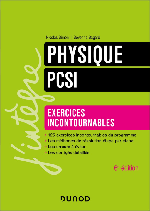 Kniha Physique, exercices incontournables, PCSI - 6e éd. Nicolas Simon